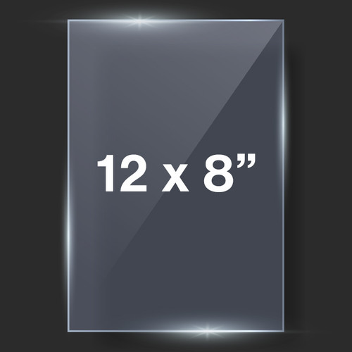 12x8" 1.2mm Clear Styrene