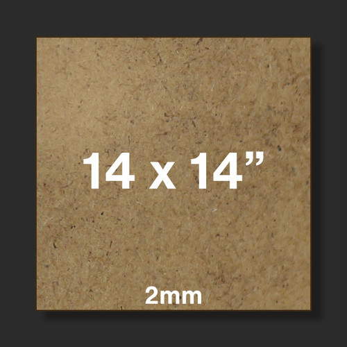 14x14" mdf backing board for picture frames