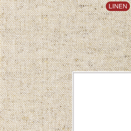 Mainline Natural Linen 1.5mm White Core Mountboard