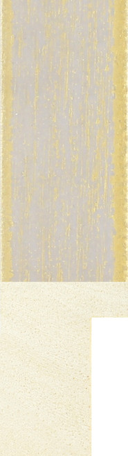 Grey and gold deep rebated wooden picture frame moulding