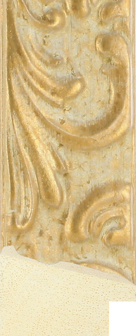 Eloria 36mm Gold Ornate Wood Moulding