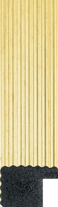 20mm Fluted profile gold frame moulding