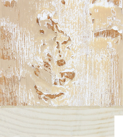 Sunwash 80mm Distressed Natural Wood Moulding