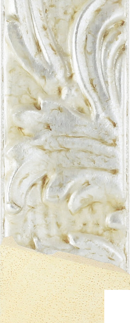 Eloria 36mm Silver Ornate Wood Moulding