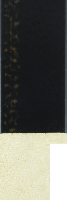 30x30mm Cube profile, warm ebony wooden picture frame moulding.