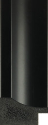Moulding Slips 35mm Matt Black BASICS Polcore Moulding