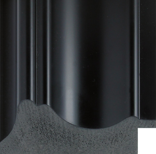Contemporary Classics 90mm Black Polcore Moulding