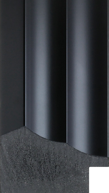 Deco 50mm Matt Black Polcore Moulding