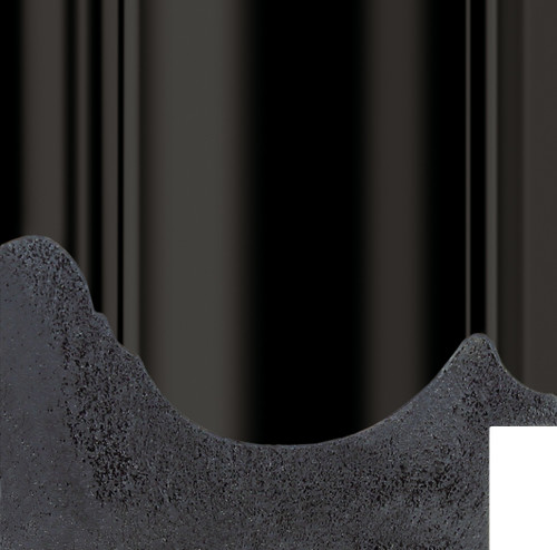 Vegas 90mm Matt Black Polcore Moulding