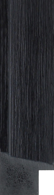 25mm Bevel Brushed Black Polcore Moulding