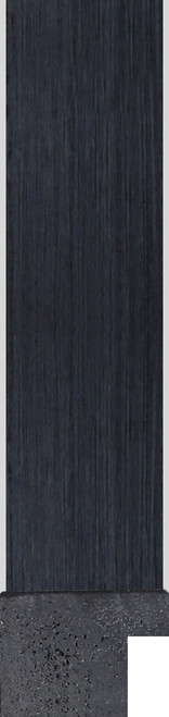 Outline 21mm Brushed Black Silver Edges Polcore Moulding