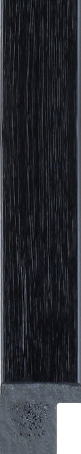 16mm Flats Brushed Black Polcore Moulding
