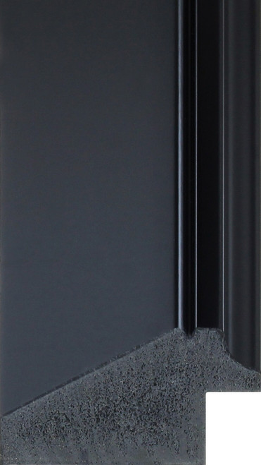50mm Pyramids Matt Black Polcore Moulding