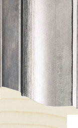 Washington 55mm Silver Wood Moulding