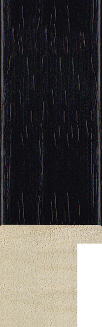 Cube 28mm Black Woodgrain  Wood Moulding