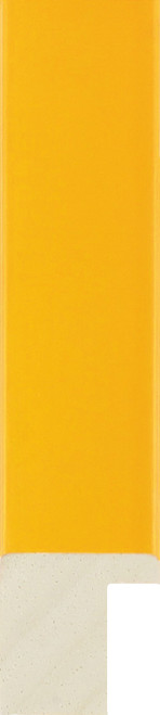 20mm Yellow wooden picture frame moulding