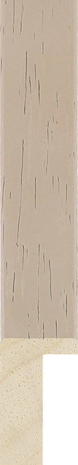 15mm Deep Rebates Cream Wood Moulding