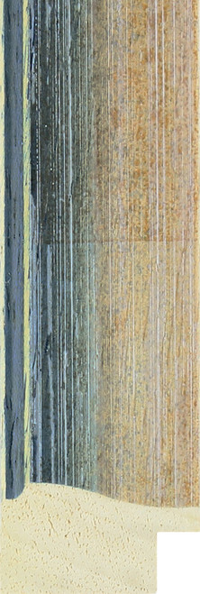 Maldives 30mm Distressed Blue Wood Moulding