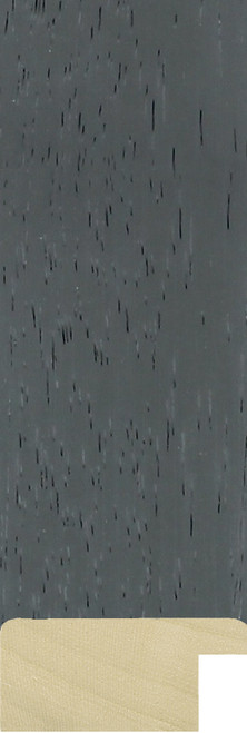 Flat 30mm Dark Grey Woodgrain  Wood Moulding