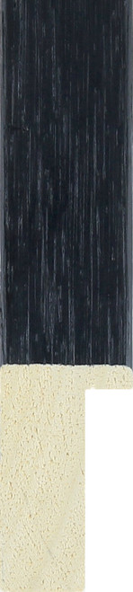 Grain Flats 20mm Black Deep Rebate Wood Moulding