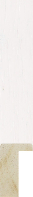15mm Deep Rebates White Woodgrain Wood Moulding