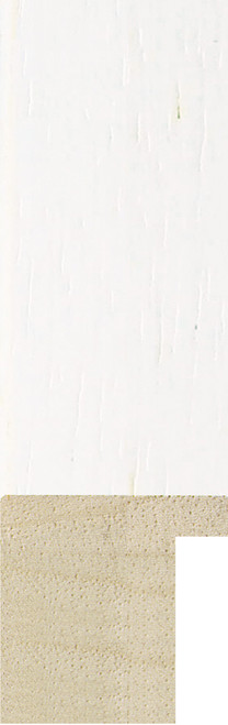 Cube 28mm White Woodgrain  Wood Moulding
