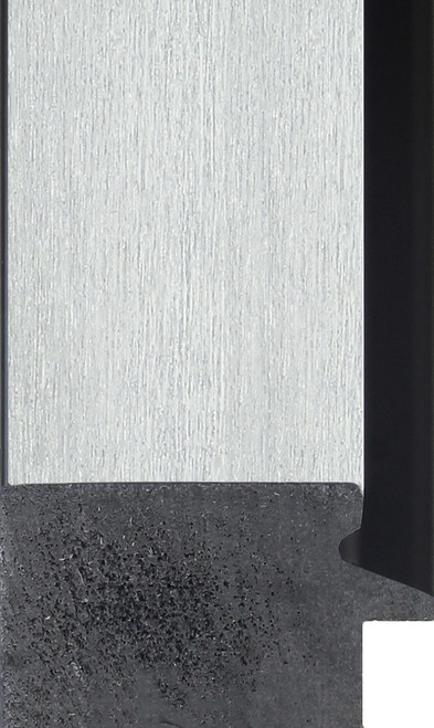 Paramount 53mm Brushed Silver with Black Slip Polcore Moulding