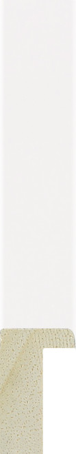 15mm Deep Rebates Matt White Wood Moulding