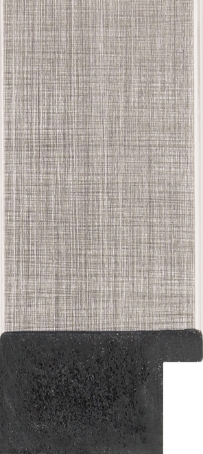 Brooklyn 40mm Crosshatch Pewter Polcore Moulding