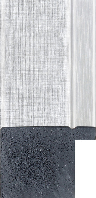 Edge 43mm Crosshatch Silver SSE BASICS Polcore Moulding