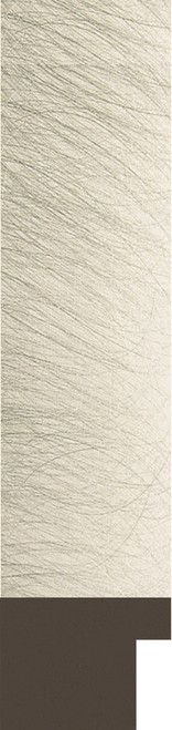 21mm Flats Brushed Silver Polcore Moulding