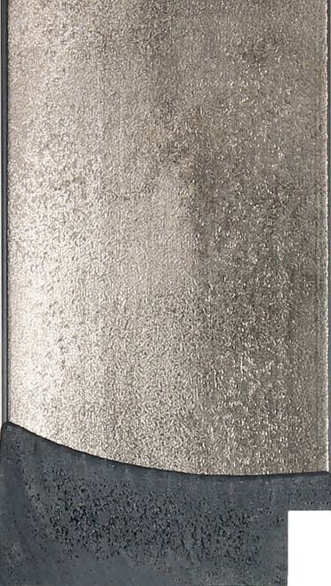 Serif 50mm Mottled Silver Black Sides Polcore Moulding