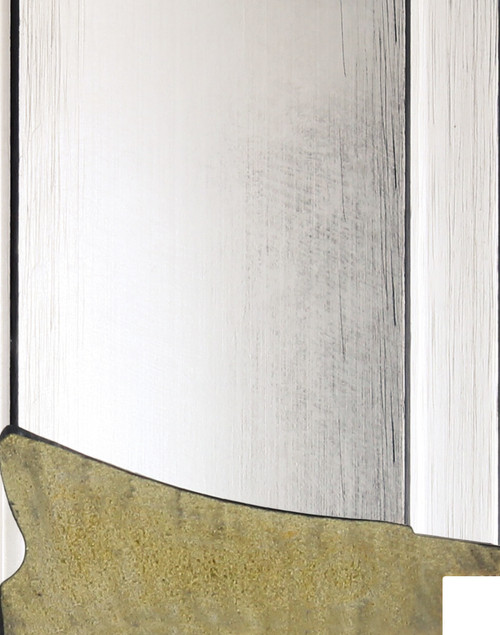 70mm Silver scoop Polcore frame moulding