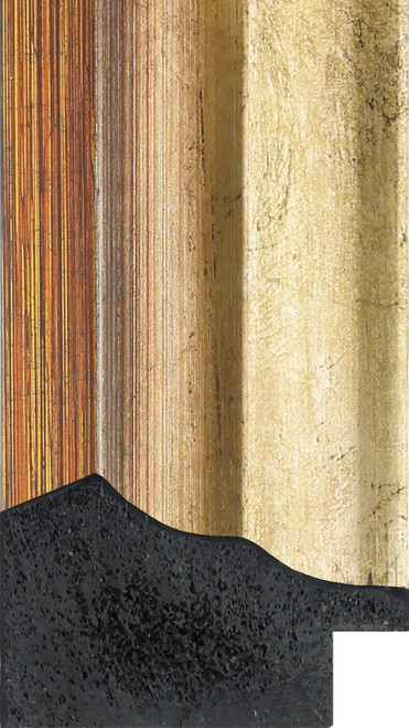 Deco 50mm Gloss Bronze Champagne Polcore Moulding