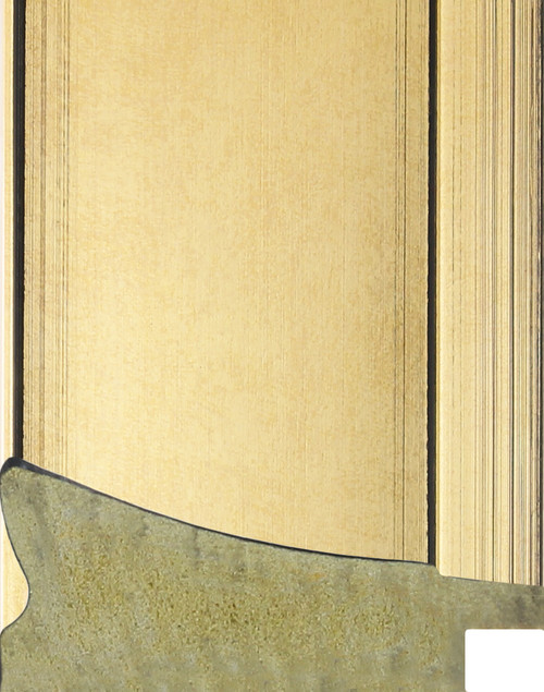 70mm Gold scoop profile picture frame moulding