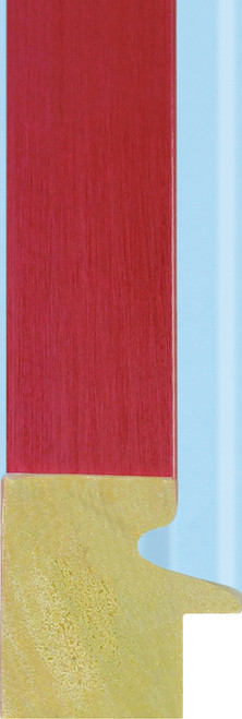 Paramount 30mm Brushed Red with Light Blue Slip Polcore Moulding