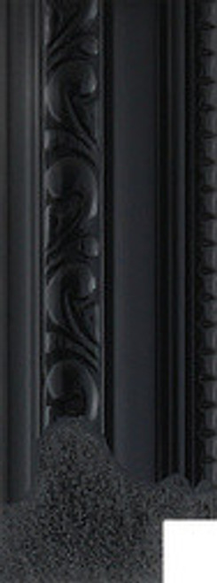 Louis 33mm Matt Black Polcore Moulding