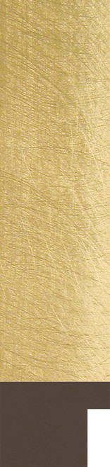 21mm Flats Brushed Gold Polcore Moulding