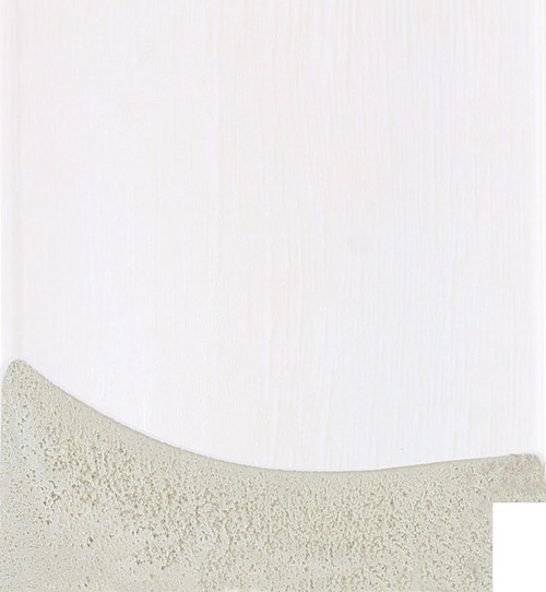 Serif 82mm White Woodgrain Polcore Moulding