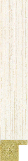 16mm Flats Limed White Polcore Moulding