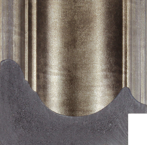90mm Wide scoop antique gunmetal coloured scoop frame moulding