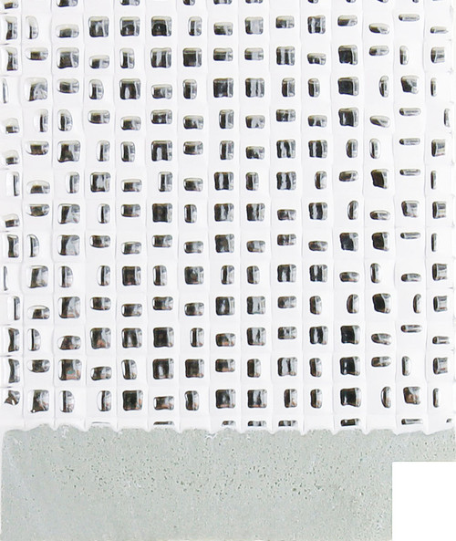 Rockstar 75mm White with Gloss Silver BASICS Polcore Moulding