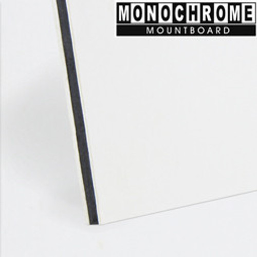 Monochrome (3.4mm) White & Black Core Mountboard