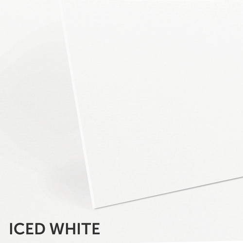 Iced White Conservation White Core Mountboard