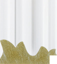 Atlas Gloss White 80mm Polcore Moulding