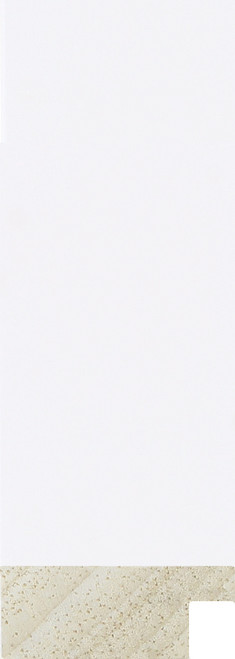 33x13mm Flats Matt White  Wood Moulding