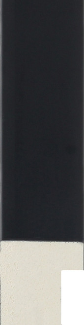 Matt black frame moulding