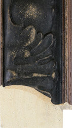 Alfonso 50mm Ornate Ebony Walnut Sides Wood Moulding