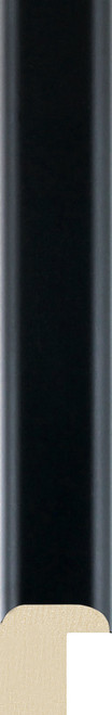 14mm Matt Black Cushion  Wood Moulding