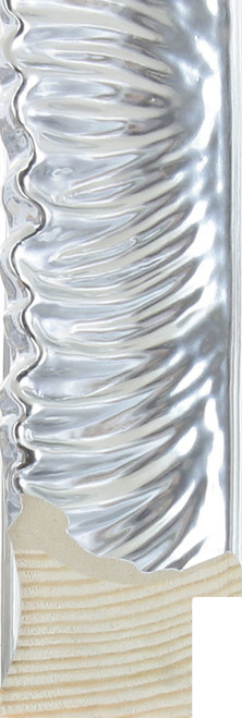 Storm 30mm Ornate Gloss Silver Wood Moulding